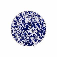 Golden Rabbit Cobalt Swirl Salad Sandwich Plate